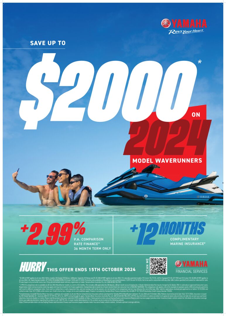 2024 WaveRunner Sale Poster Artwork